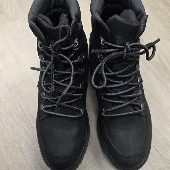 Timberland Women's Black Combat Boots - Picture 4 of 6